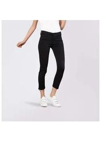 7/8-Jeans MAC "Dream Chic", Damen, Gr. 46, L&auml;nge 29, schwarz (schwarz, schwarz), Denim/Jeans, Obermaterial: 48% Baumwolle, 48% Polyester, 4% Elasthan, sehr figurbetont 7/8-L&auml;nge, Jeans, verk&uuml;rzte Form mit Rei&szlig;verschluss, Topseller
