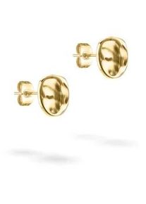 Paar Ohrstecker Liebeskind Berlin "Schmuck Geschenk Edelstahl Ohrringe Organics", gelbgoldfarben, Ohrringe, Damen, Edelstahl