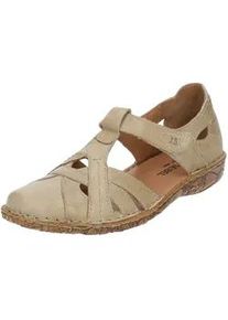 Riemchensandale Josef Seibel "Josef Seibel Sandalen Leder", Damen, Gr. 42, beige (creme), Leder, Schuhe Riemchensandale