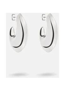 Paar Creolen Liebeskind Berlin "Schmuck Geschenk Edelstahl Ohrringe Organics", edelstahlfarben, Ohrringe, Damen, Edelstahl