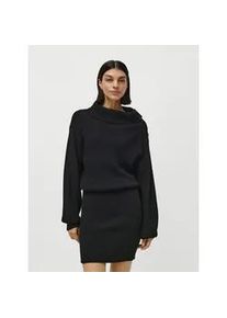 Minikleid LEGER "Cara, LeGer by Lena Gercke", Damen, Gr. 42, N-Gr, schwarz, Strick, Obermaterial: 65% Polyacryl, 35% Polyamid, regular fit ca. Mitte Oberschenkel, Rippb&uuml;ndchen, Kleider Minikleid, Strickkleid, normale Passform