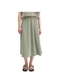 Marc O'Polo Jerseyrock MARC O'POLO "aus flie&szlig;endem Soft-Touch-Jersey", Damen, Gr. S, fresh sage, Obermaterial: 68% Viskose, 32% Polyester, unifarben, ausgestellt wadenlang, R&ouml;cke