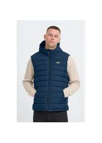 Steppweste Blend "BHMelai", Herren, Gr. S, marineblaus, 100% Polyester, unifarben, normal normal, Westen Steppweste, Stilvolle Basic Steppweste mit Taschen und Kapuze
