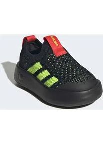 Slip-On Sneaker Adidas SPORTSWEAR "BUBBLECOMFY KIDS", Kinder, Gr. 23, core schwarz, lucid lemon, lucid rot, Textil, Schuhe, f&uuml;r Kinder