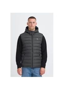 Steppweste Blend "BHMelai", Herren, Gr. XXL, forged iron, 100% Polyester, unifarben, normal normal, Westen Steppweste, Stilvolle Basic Steppweste mit Taschen und Kapuze