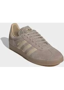 Sneaker Adidas ORIGINALS "GAZELLE", Herren, Gr. 43, chalky braun, magic beige, gum4, Leder, Synthetik, Schuhe Sneaker