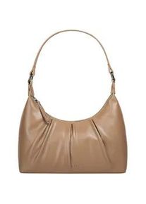 Umh&auml;ngetasche Bugatti "MILA", Damen, Gr. B/H/T: 27cm x 24cm x 9cm onesize, beige (sand), Kunstfaser, Taschen Umh&auml;ngetasche