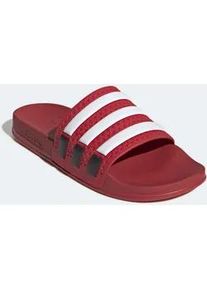 Badesandale Adidas ORIGINALS "ADILETTE OG CF BADESCHLAPPEN", Herren, Gr. 44,5, better scarlet, cloud wei&szlig;, core schwarz, Synthetik, Schuhe, Badelatschen