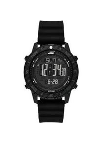 Chronograph Skechers "Adventure Sport", schwarz, Armbanduhren, Herren, Chronograph, Quarzuhr, Armbanduhr, Herrenuhr, Silikonarmband, digital, Tag