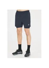 Shorts Virtus "Zayne V2", Herren, Gr. M, US-Gr&ouml;&szlig;en, dunkelblau, 95% Polyester, 5% Elasthan, unifarben, kurz, Hosen Shorts, mit elastischem Bund und innenliegendem Kordelzug