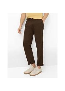 Chinohose Brax "Style FABIO", Herren, Gr. 34, L&auml;nge 30, dunkelbraun, Web, 95% Baumwolle, 5% Elasthan, Hosen Chinohose