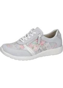 Waldl&auml;ufer Schn&uuml;rschuh WALDL&Auml;UFER "M-IRA-Soft", Damen, Gr. 3,5 (36), hellgrau multicolor, Nappaleder, Nubukleder, Textil, Veloursleder, Schuhe Schn&uuml;rschuh, Freizeitschuh, Halbschuh, Schn&uuml;rschuh, Schuhweite M (=extrem weit)