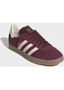 Sneaker Adidas ORIGINALS "GAZELLE", Herren, Gr. 42, maroon, cream wei&szlig;, gum4, Leder, Synthetik, Schuhe Sneaker