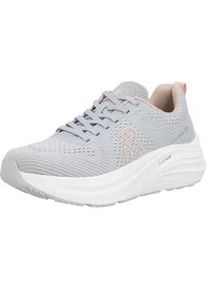 Plateausneaker Rieker SPORT, Herren, Gr. 41, hellgrau, Textil, unifarben, Schuhe Plateausneaker, Freizeitschuh, Halbschuh, Schn&uuml;rer mit leichter Laufsohle