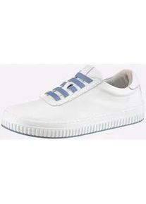 Sneaker Andrea Conti, Damen, Gr. 38, wei&szlig;, blau, Glattleder, Leder, Rindsleder, Schuhe Sneaker
