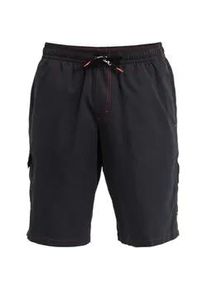 Boardshorts Quiksilver "YG Last Stance Volley 21", Herren, Gr. XXL, schwarz, Obermaterial: 100% Microfaser;, Hosen