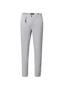 Chinohose Casamoda "Casamoda Chinohose uni", Herren, Gr. 38/30, L&auml;nge 30, hellgrau, 97% Baumwolle, 3% Elasthan, Hosen Chinohose