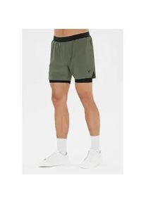 Shorts Virtus "Ado", Damen, Gr. L, US-Gr&ouml;&szlig;en, tannengr&uuml;n, 92% Polyester, 8% Elasthan, unifarben, Hosen Shorts, mit 4-Wege-Stretch