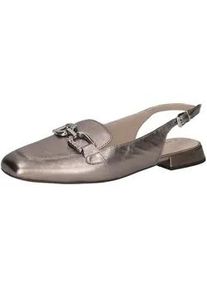 Ballerina Caprice "Caprice Ballerinas Leder", Damen, Gr. 42, bronze, Leder, Schuhe Ballerina