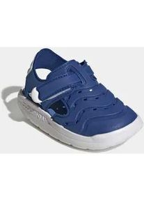 Badesandale Adidas SPORTSWEAR "WATER SANDAL 2 KIDS SANDALE", M&auml;dchen, Gr. 27, royal blau, ftwr wei&szlig;, ray blau, Synthetik, Schuhe, Badelatschen f&uuml;r Kinder