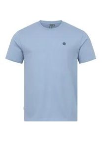 T-Shirt Ragwear "Samms H Gots YOUMODO", Damen, Gr. XXXL (58), dusty blau, Material: 100% Baumwolle, Basic, regular fit h&uuml;ftlang, Rundhals, normaler Saum, Shirts T-Shirt, Kurz&auml;rmliges Shirt mit Kapit&auml;n-Stickerei