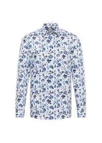 Langarmhemd Eterna "SLIM FIT", Herren, Gr. 41, Normalgr&ouml;&szlig;en, denim, Twill, 100% Baumwolle, schmal, Manschette, Hemden, NON IRON (b&uuml;gelfrei)