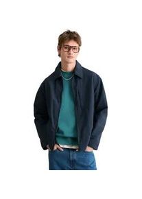Marc O'Polo Outdoorjacke MARC O'POLO DENIM "aus wasserabweisendem Recycling-Material", Herren, Gr. M, navy teal, Obermaterial: 100% Polyamid, unifarben, regular fit, Manschette, Jacken Outdoorjacke