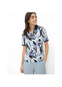 Poloshirt Brax "Style CLEO S", Damen, Gr. 48, navy, 97% Baumwolle, 3% Elasthan, Shirts