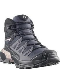 Wanderschuh Salomon "X ULTRA 360 MID GORE-TEX", Damen, Gr. 38,5, nine iron, excalibur, shadow gray, Synthetik, Textil, Schuhe Wanderschuh, wasserdicht