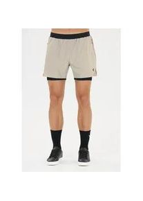 Shorts Virtus "Ado", Damen, Gr. M, US-Gr&ouml;&szlig;en, beige, schwarz, 92% Polyester, 8% Elasthan, unifarben, Hosen Shorts, mit 4-Wege-Stretch