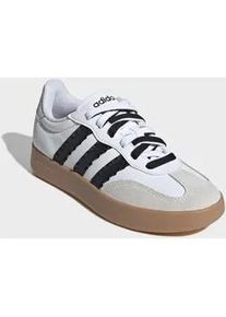 Sneaker Adidas SPORTSWEAR "BARREDA", Herren, Gr. 40,5, cloud wei&szlig;, core schwarz, gum10, Leder, Synthetik, Schuhe Sneaker, inspiriert vom Design des Adidas handball spezial