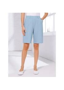 Bermudas, Herren, Gr. 38, Normalgr&ouml;&szlig;en, eisblau, 100% Baumwolle, unifarben, Hosen Bermudas