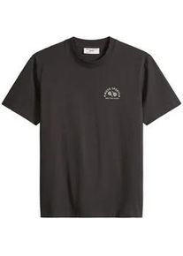 Marc O'Polo T-Shirt MARC O'POLO DENIM, Damen, Gr. XL, broken graphite, Obermaterial: 100% Baumwolle, relaxed fit normal, Rundhals, Shirts T-Shirt, relaxed fit aus weicher Bio-Baumwolle