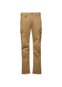 Cargohose s.Oliver, Damen, Gr. M, N-Gr, tan, Web, Obermaterial: 97% Baumwolle, 3% Elasthan, unifarben, bootcut fit lang, Hosen Cargohose, mit Stretch