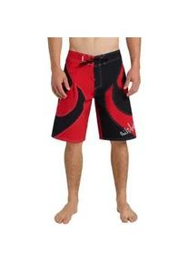 Boardshorts Quiksilver "YG Surfsilk Interceptor 21", Herren, Gr. 38(XXL), high risk rot, Obermaterial: 88% Microfaser, 12% Elasthan;, Hosen