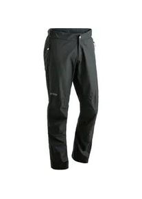 Regenhose Maier Sports "Raindrop M", Herren, Gr. 52, Normalgr&ouml;&szlig;en, schwarz, 100% Polyester, Hosen Regenhose, Herren Outdoorhose, wasserdicht winddicht, auch als &Uuml;berhose nutzbar