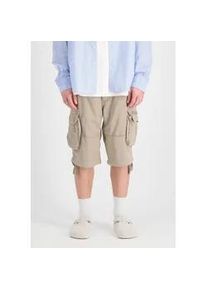 Shorts Alpha Industries "Jet Short", Herren, Gr. 32, Normalgr&ouml;&szlig;en, beige (vintage sand), Obermaterial: 100% Baumwolle, Hosen Shorts