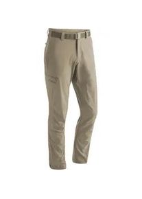 Funktionshose Maier Sports "Torid slim", Herren, Gr. 44, Normalgr&ouml;&szlig;en, beige (dunkelbeige), 90% Polyamid, 10% Elasthan, Hosen Funktionshose, Herren Wanderhose, atmungsaktive Outdoor-Hose, 4 Taschen, Slim Fit