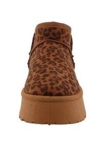 Stiefel Tom Tailor "Tom Tailor Short Boots", Damen, Gr. 40, cognac, Polyester, unifarben, Schuhe Stiefel