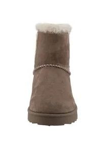 Stiefel Tom Tailor "Tom Tailor Tall Boots", Damen, Gr. 36, mud, Polyester, unifarben, Schuhe Stiefel