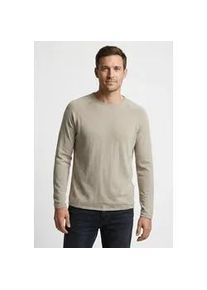 Jack & Jones PlusSize Rundhalspullover "JJBREEZE KNIT CREW NECK PLS", Herren, Gr. 5XL, string, Strick, Obermaterial: 100% Baumwolle, JACK & JONES PLUSSIZE, unifarben, regular fit, Rundhals, Pullover Rundhalspullover