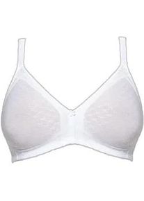 B&uuml;gelloser BH SuSa "BH ohne B&uuml;gel Topsy", Damen, Gr. 95, Cup D, wei&szlig;, Stoff, Obermaterial: 40% Baumwolle CO. 30% Polyamid PA. 30% Elasthan EL., BHs