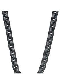 Edelstahlkette Firetti "Schmuck Geschenk Venezianerkettengliederung, 2,5 mm breit" Gr. 50, schwarz, Halsketten, Damen, 50, Edelstahl, B: 2,5mm, Edelstahlkette, B:2,5mm