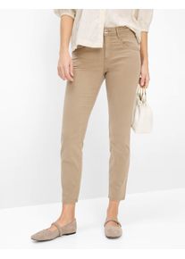 Brax Damen R&ouml;hrenjeans Style SHAKIRA S MOCHA BROWN, denim hellbraun, Gr. 46K