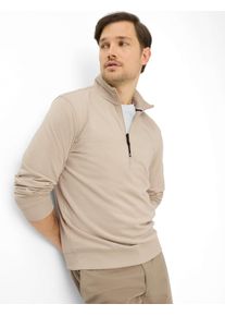 Brax Herren Sweatshirt Style SION beach, Beige, Gr. L