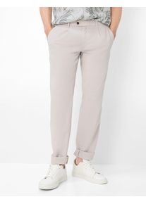 Eurex By Brax Herren Bundfaltenhose Style LUIS SILVER KITT, hellgrau, Gr. 24