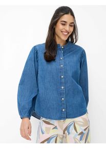 Brax Damen Bluse Style VALERIA indigo mood, denim blau, Gr. 36