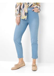 Raphaela by Brax Damen Schlupfjeans Style PAMINA 6/8 BLEACHED LIGHT BLUE SLIGHTUSED, denim hellblau, Gr. 36