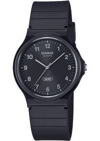 Quarzuhr, schwarz (schwarz, schwarz), CASIO TIMELESS COLLECTION, Armbanduhren, Damen, Quarzuhr, Armbanduhr, Damenuhr, Herrenuhr, Jugendliche, Resinarmband