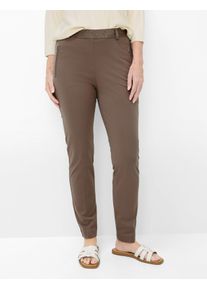 Raphaela by Brax Damen Schlupfhose Style LILLYTH TAUPE, braun, Gr. 42